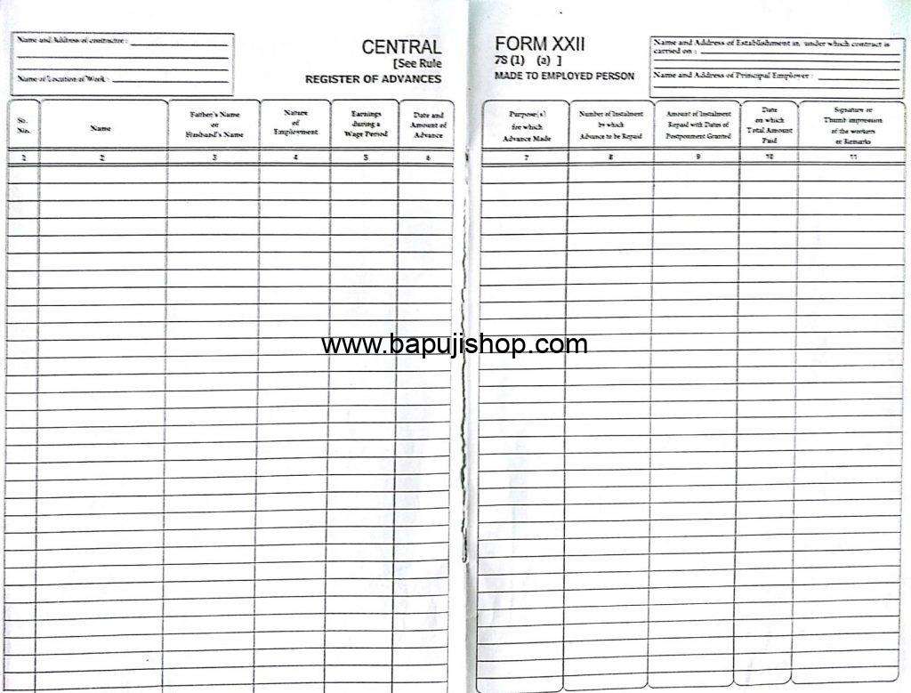 advance register