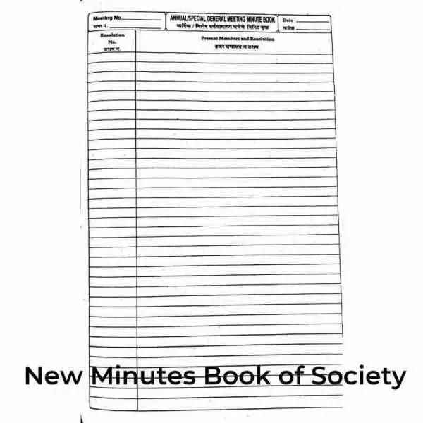 Meeting minutes book