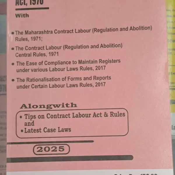contract act bare act book