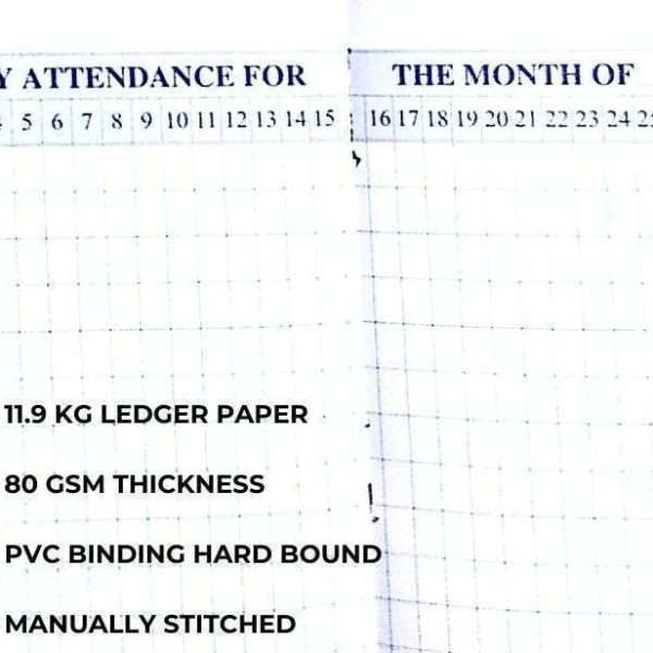 employee Attendance register