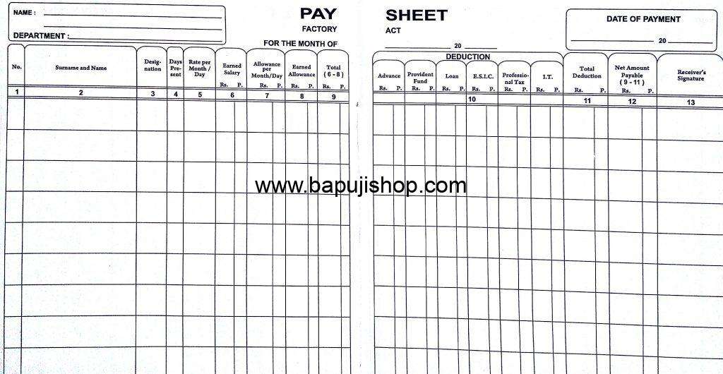 salary register