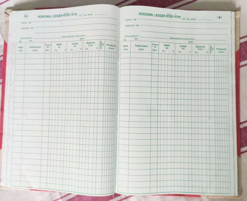 Personal Ledger Book वैयक्तिक खातेवही पुस्तक | Ledger Book | Ledger Register - Image 6