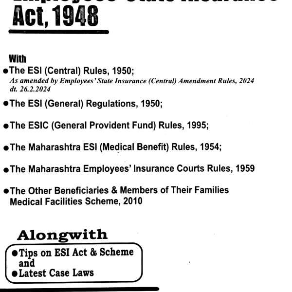 ESI act book newest edition in Mumbai