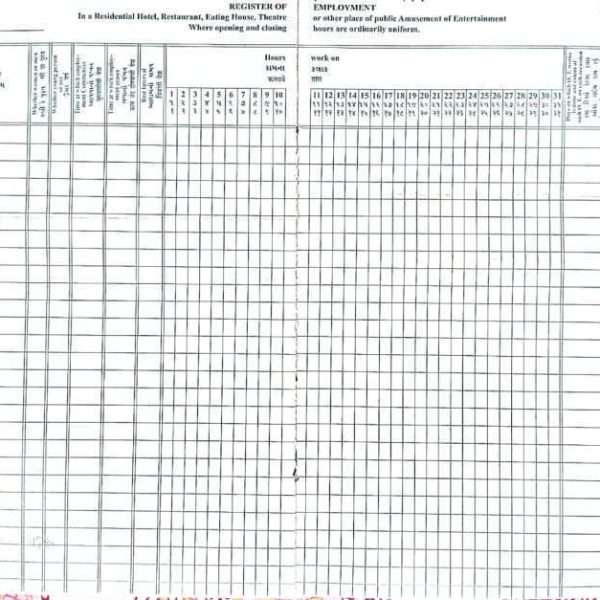 form k register of employment & remuneration