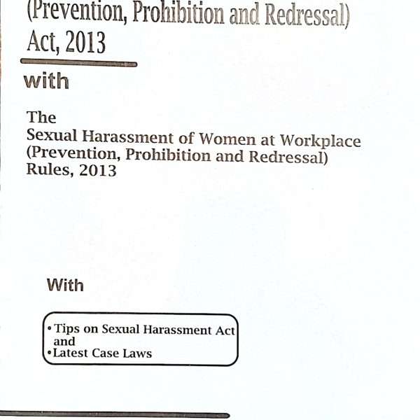 Book on POSH act bare act for rules pertaining to prevention of sexual harassment at workplace in Mumbai area