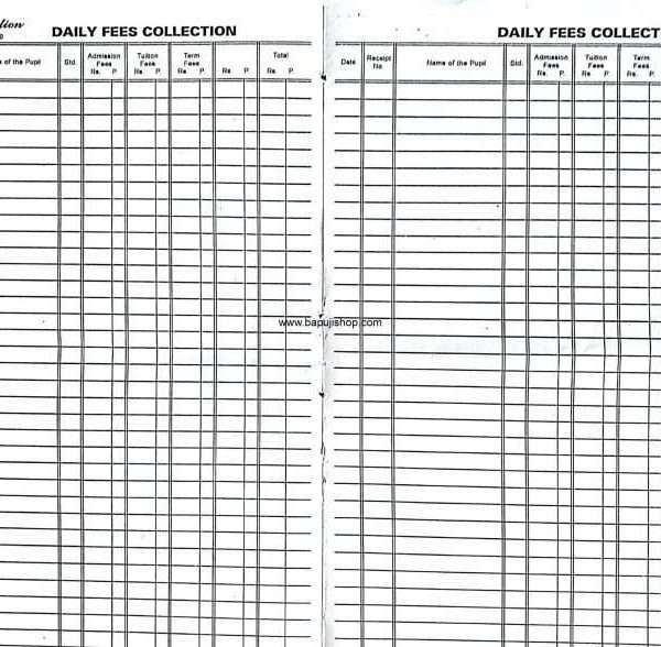 School Fee Register