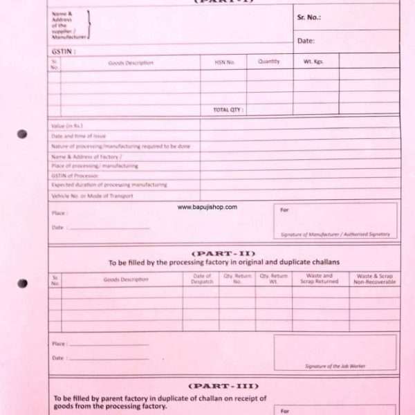 Delivery challan under GST in Mumbai