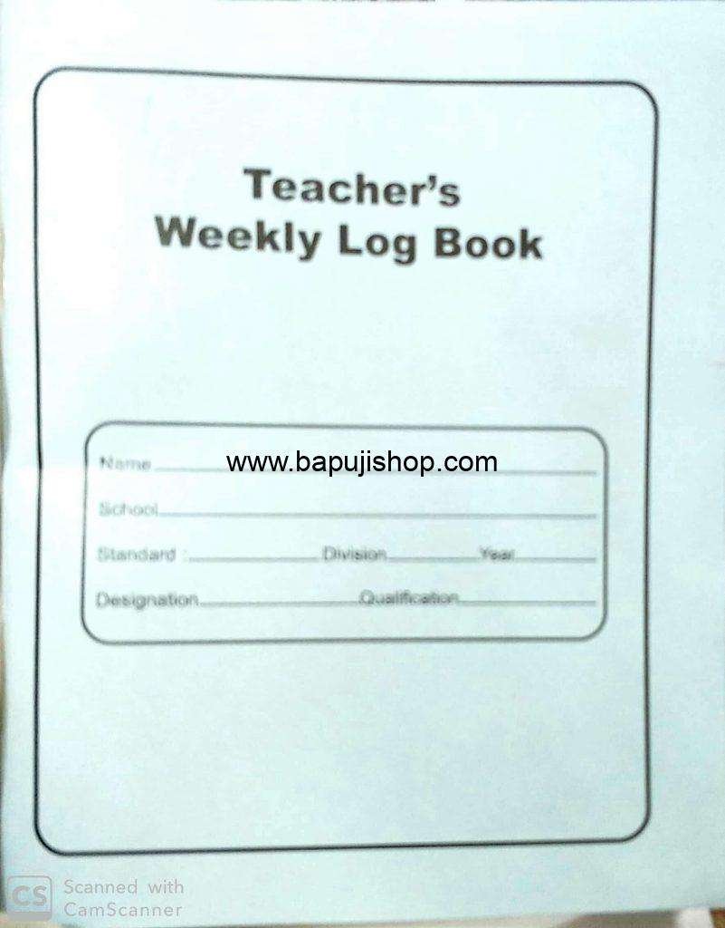 Teachers log book New format for Mumbai and beyond