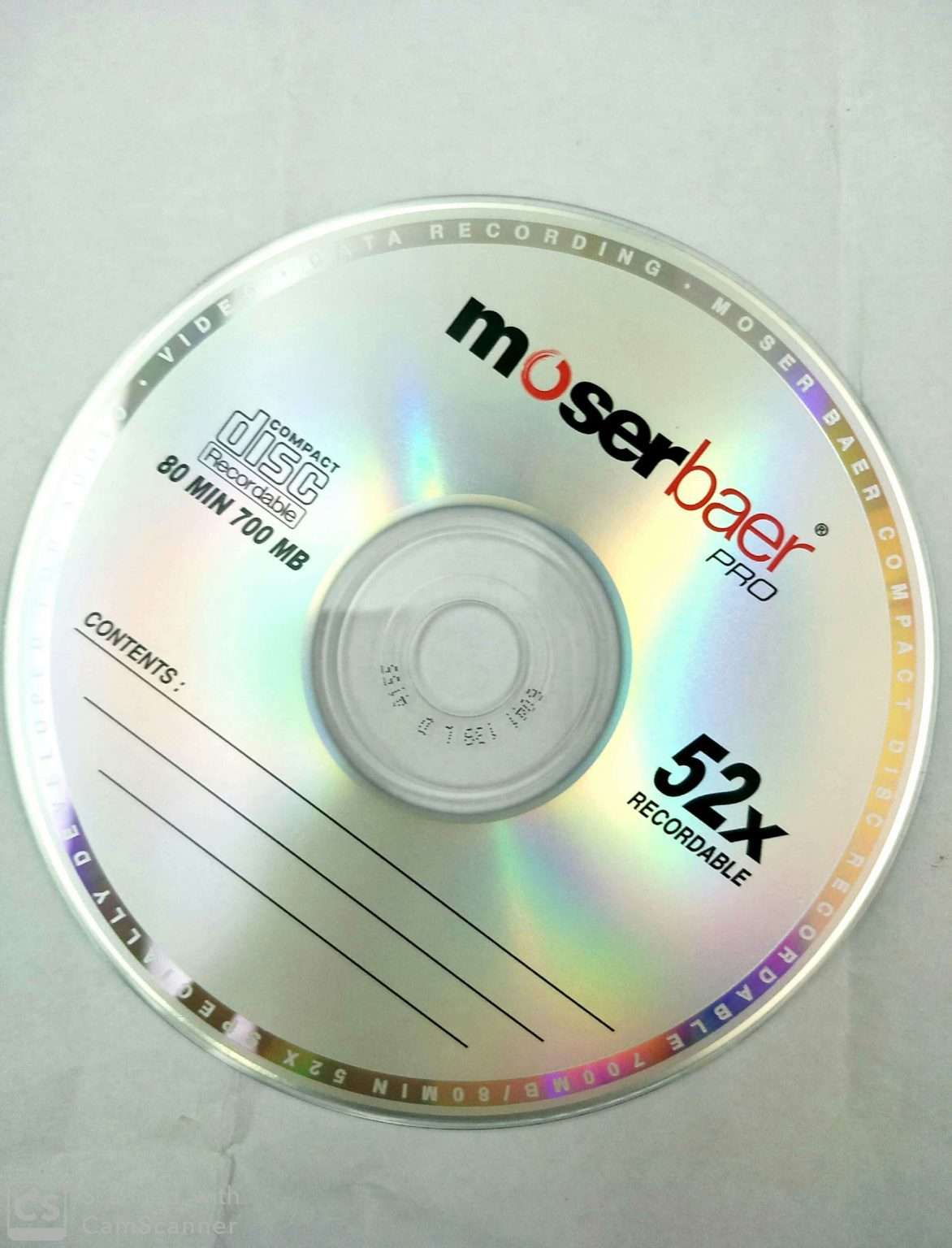 DVD Moser baer
