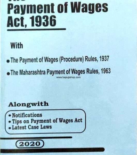 payment of wages act book