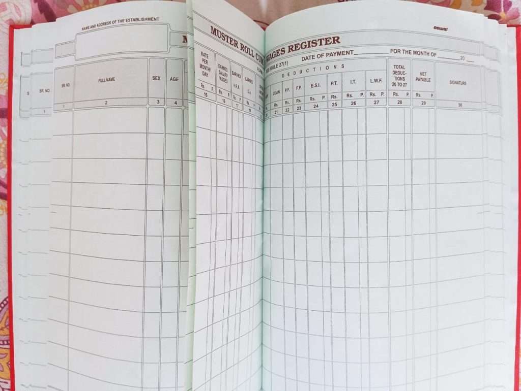 wages register form 2