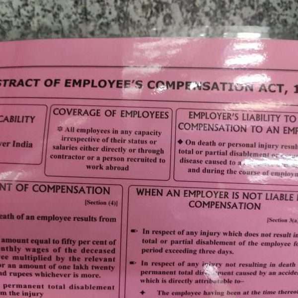 Abstract of employees compensation act 1923