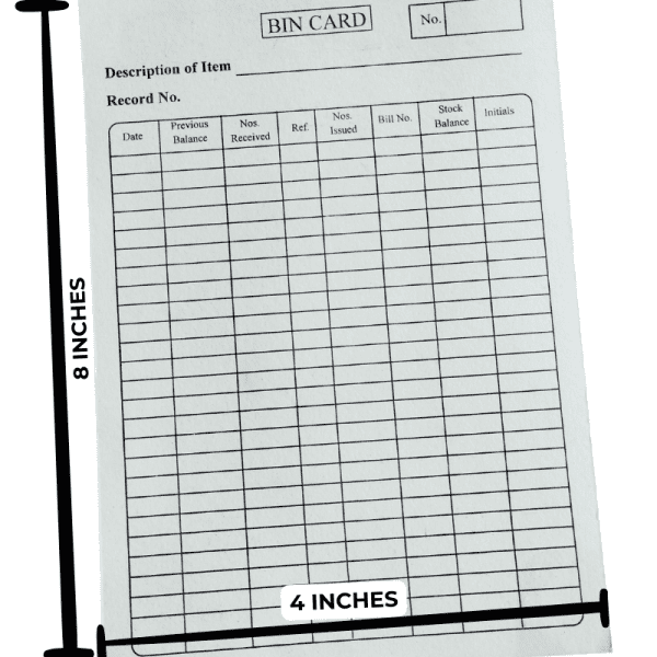 bin card