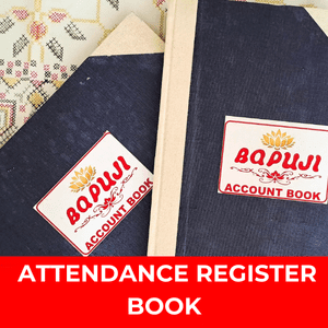 New Attendance Book | Register Attendance | Quality Trusted since 1948 | Staff Attendance Register | Student attendance register | Attendance Register Book | Mumbai shop