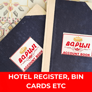 Get New Hotel Guest Entry Register | Bin Cards | Hotel Register | Hotel Record Book | Luxury Tax Act