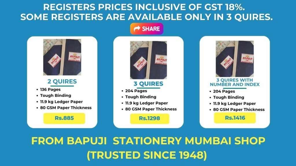 register book price